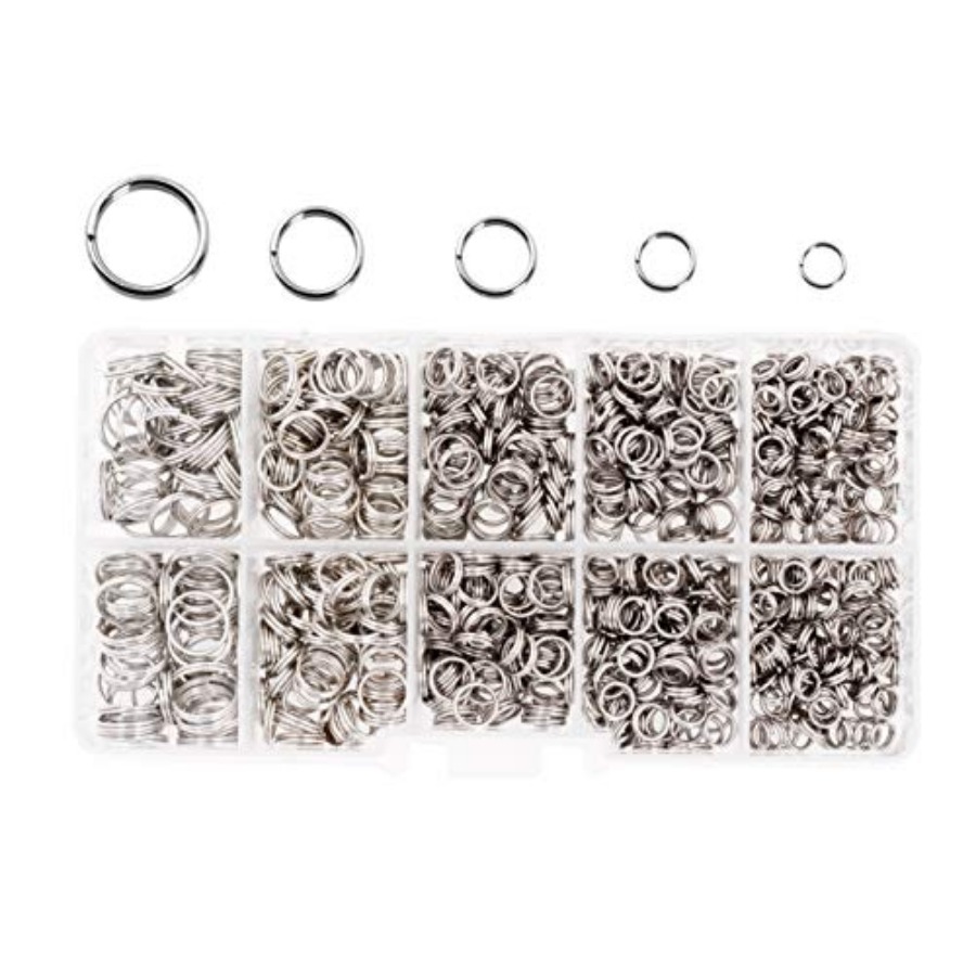 Jump Ring Assorted - Assorted Colored Double Jump Rings for