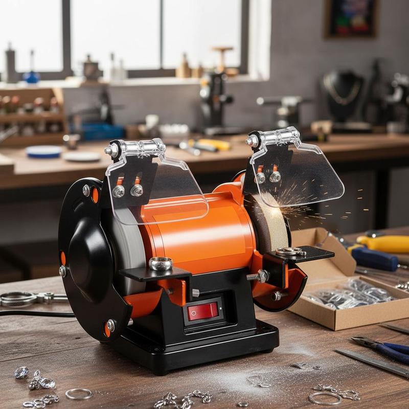Tabletop Grinder Buffer 11.5x6 - Jewelry Making Accessories avaliação e preço