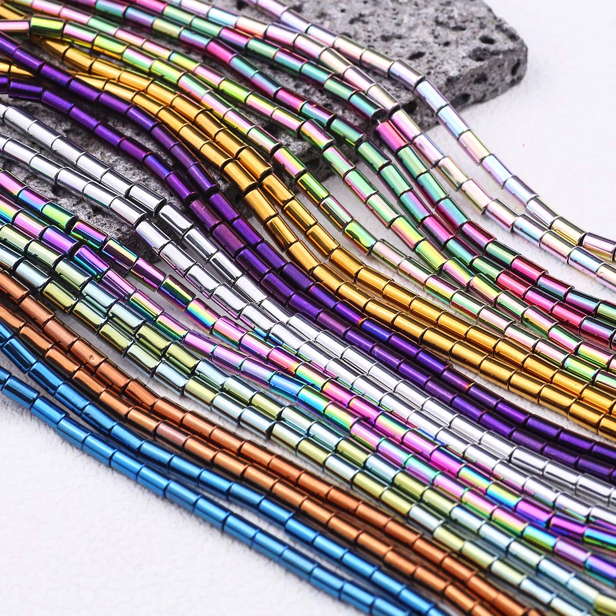 Golden Color Plated Straight T - Seed Bead Tube avaliação e preço