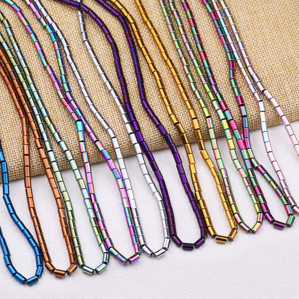 Golden Color Plated Straight T - Seed Bead Tube avaliação e preço