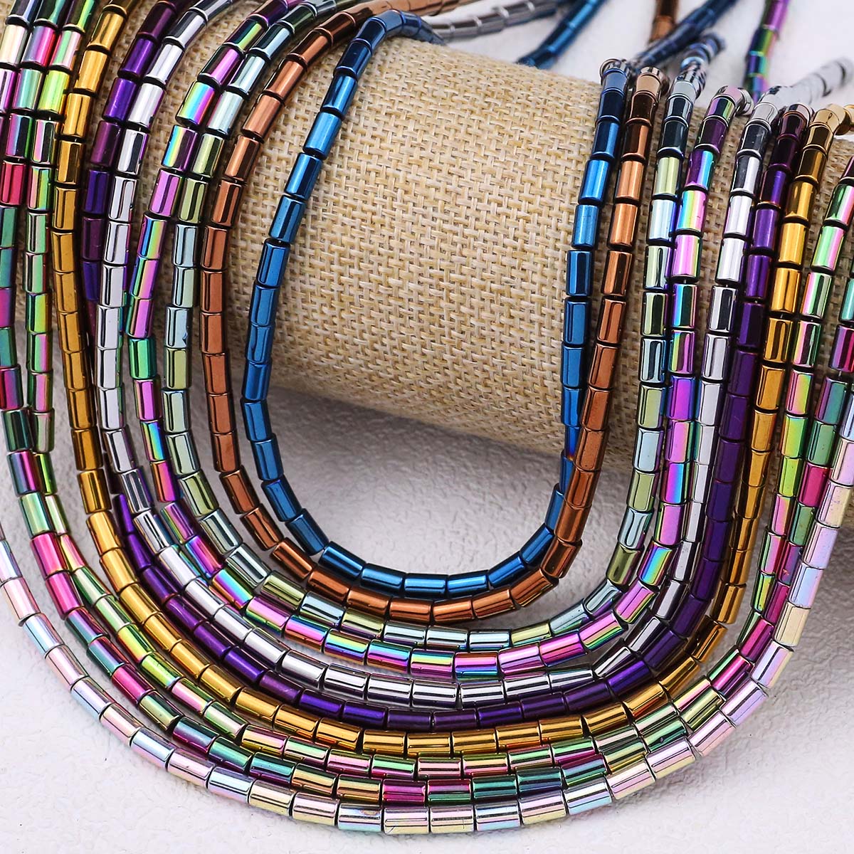 Golden Color Plated Straight T - Seed Bead Tube avaliação e preço