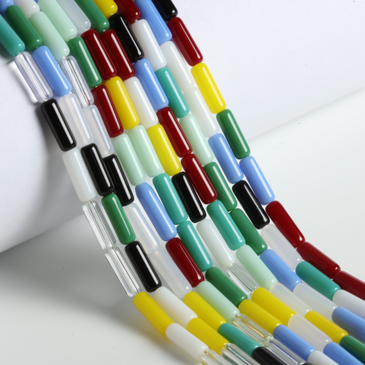 50-400pcs 4x13mm Solid Color L - Seed Bead Tube avaliação e preço