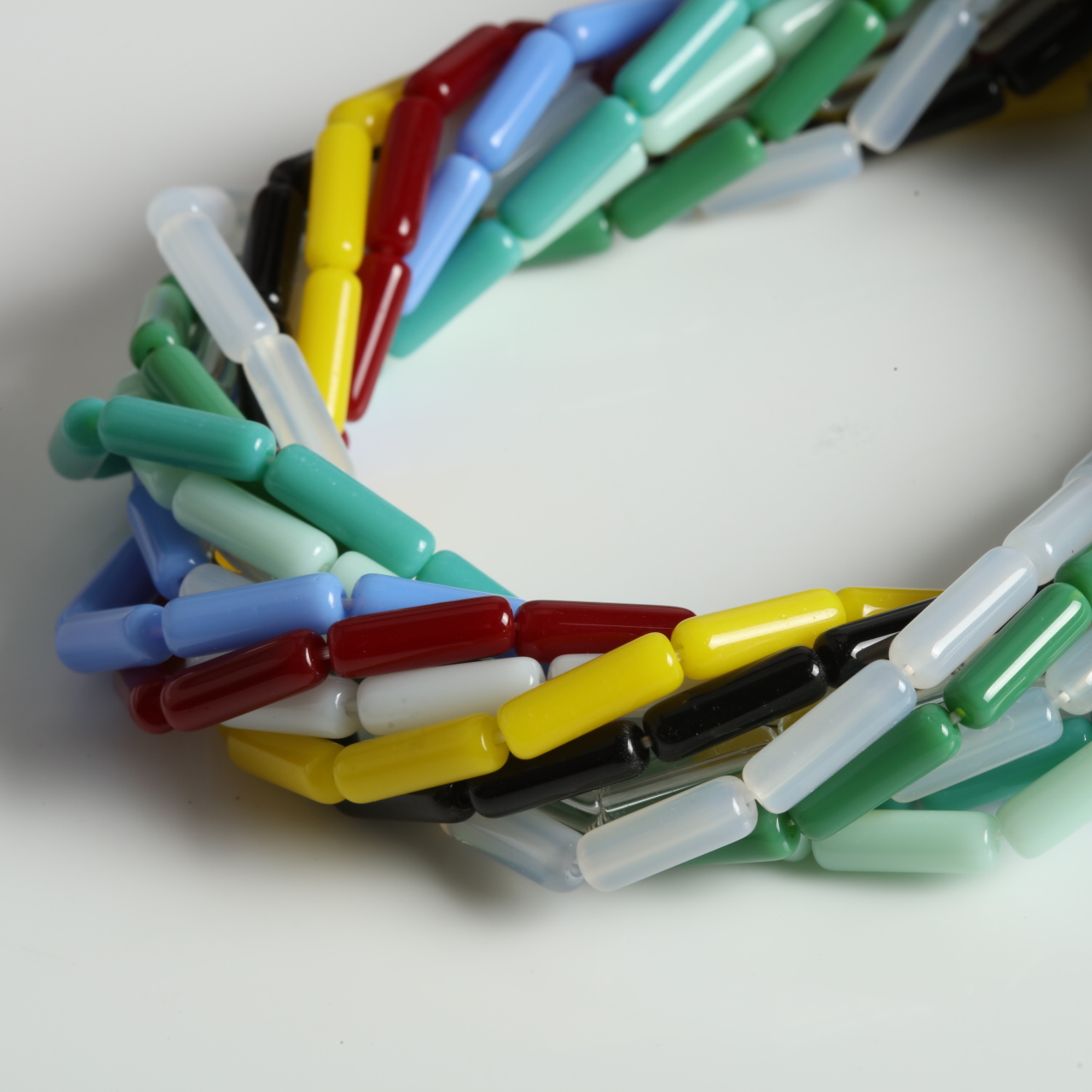 50-400pcs 4x13mm Solid Color L - Seed Bead Tube avaliação e preço