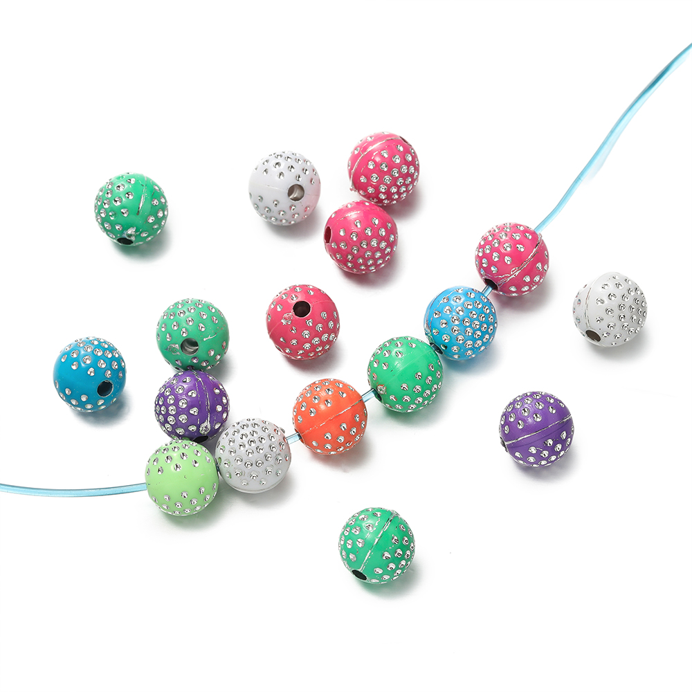 50/100Pcs 8/10mm Round mixed C - Crystal Bead Mix avaliação e preço