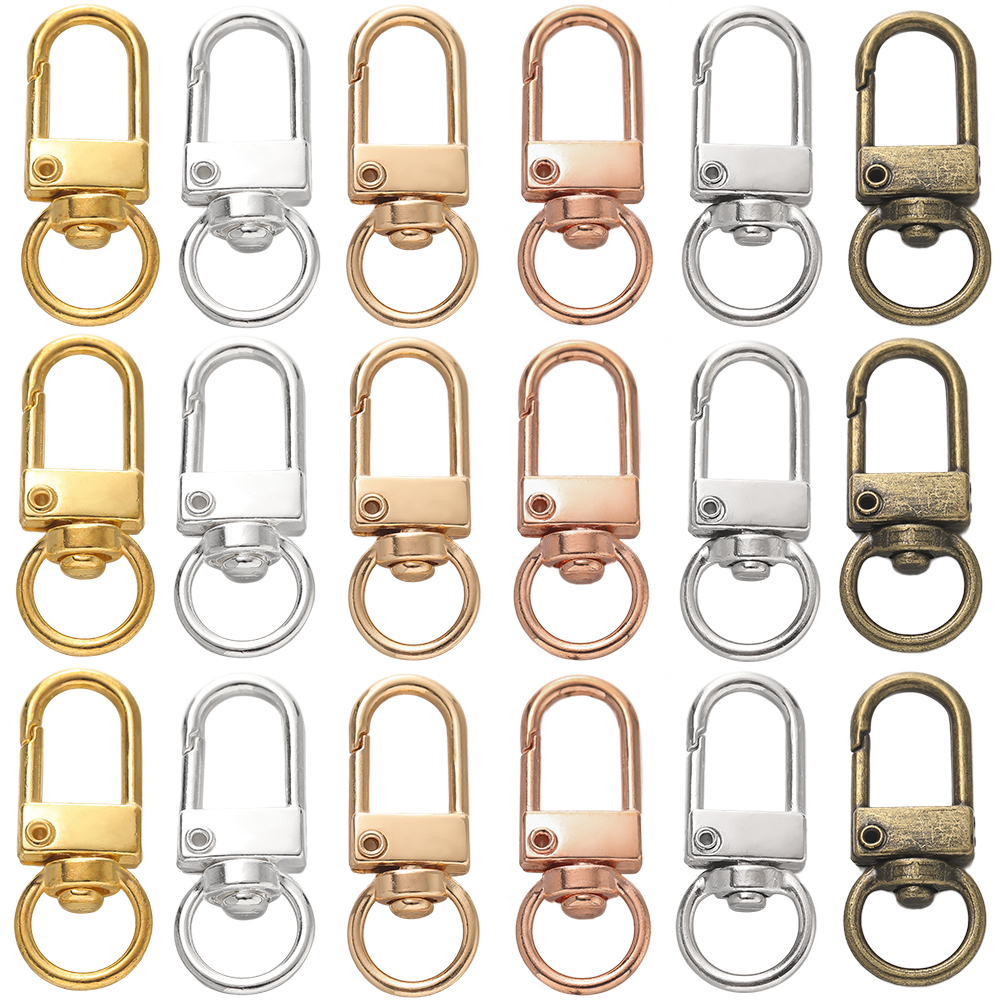 10pcs/pack Rotating Dog Buckle - Jewelry Making Ideas avaliação e preço