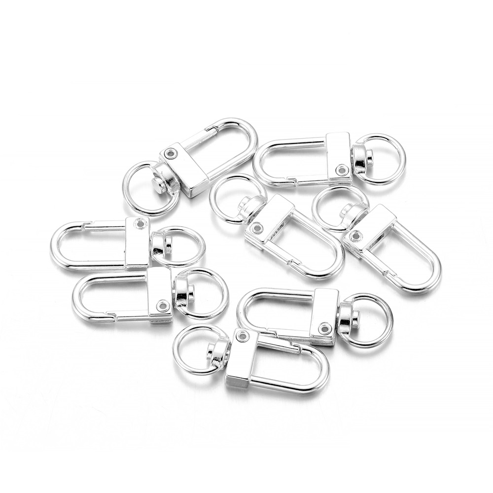 10pcs/pack Rotating Dog Buckle - Jewelry Making Ideas avaliação e preço