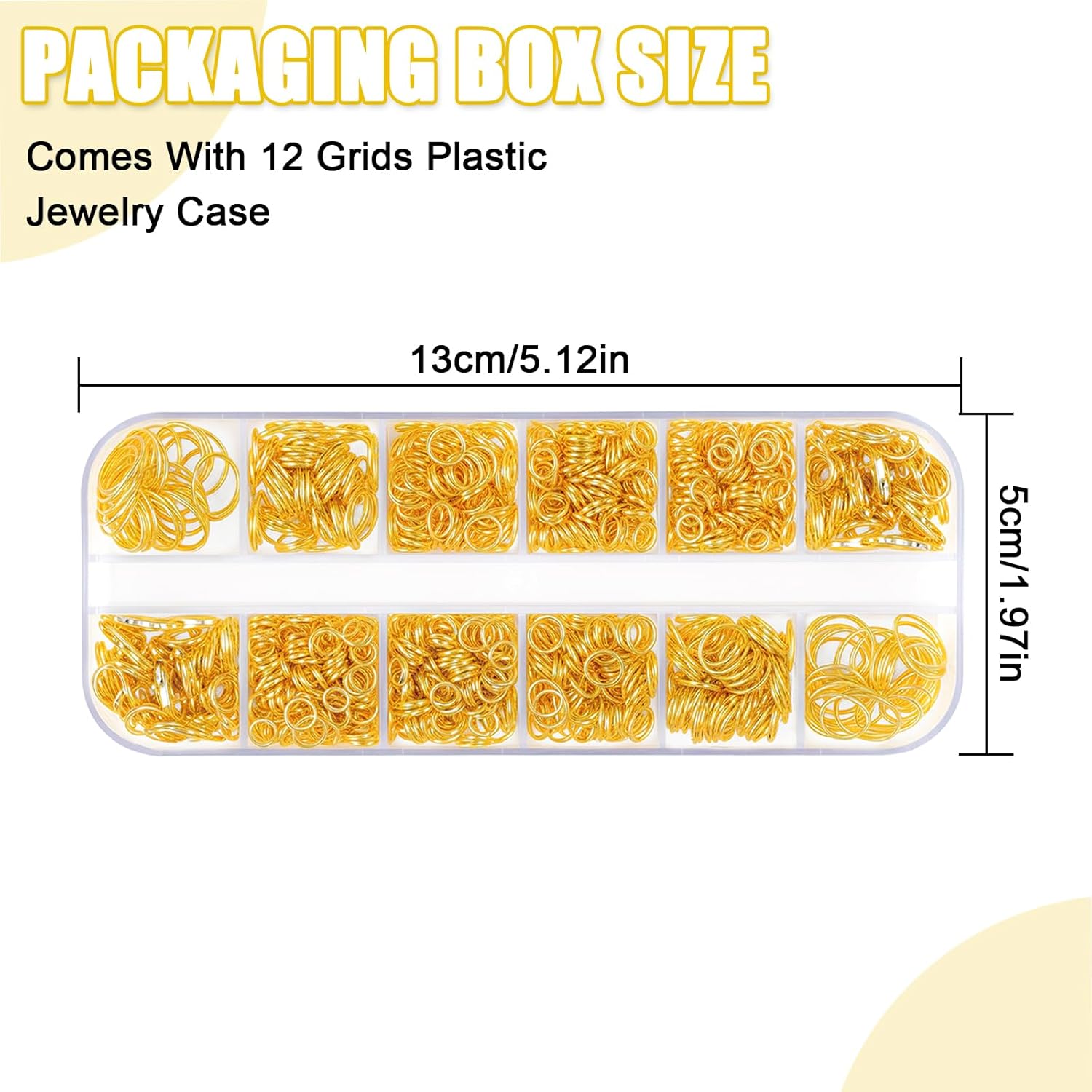 Phinus 1200P Gold Jump Rings K - Jump Ring Assorted avaliação e preço