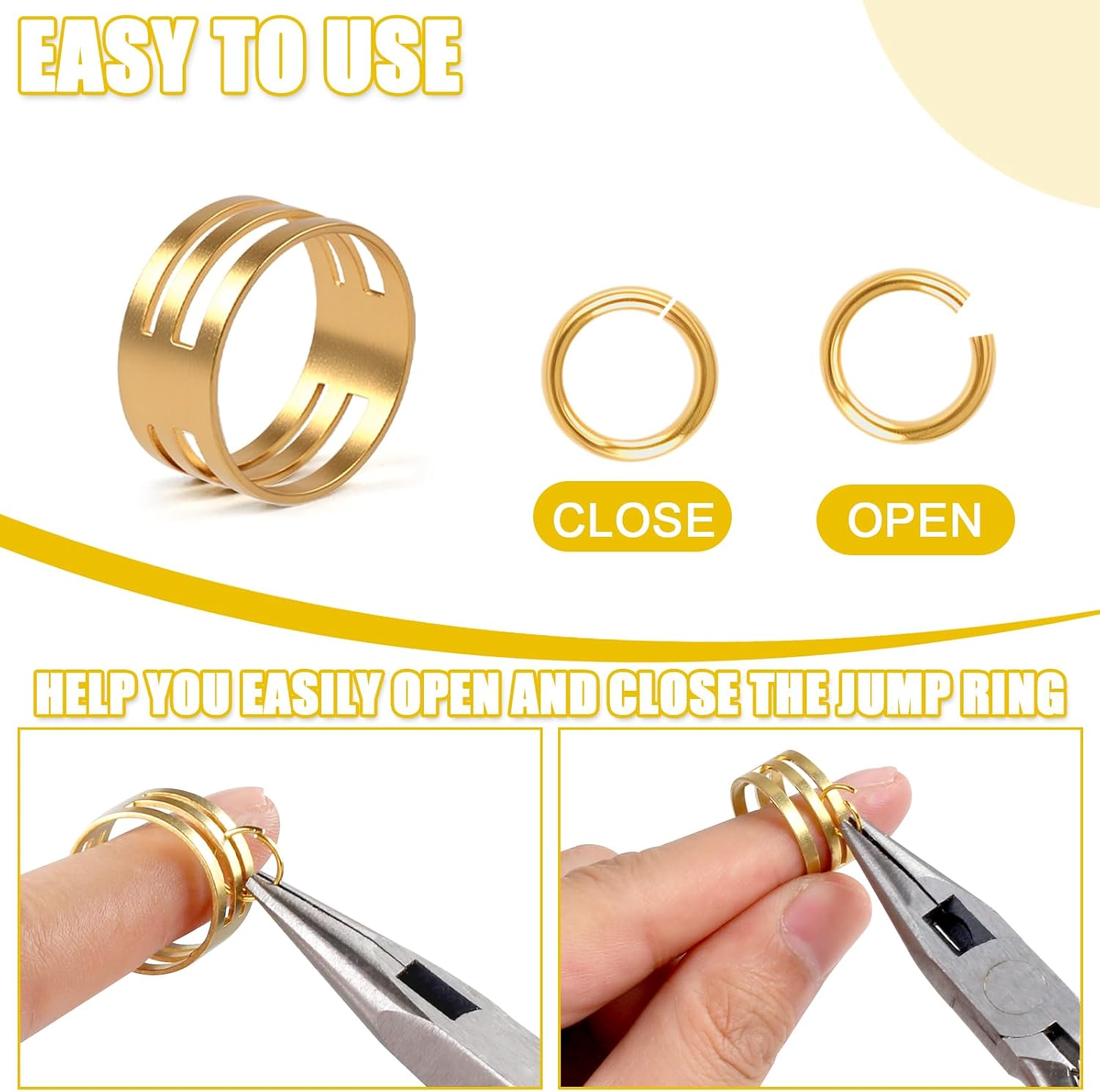 Phinus 1200P Gold Jump Rings K - Jump Ring Assorted avaliação e preço