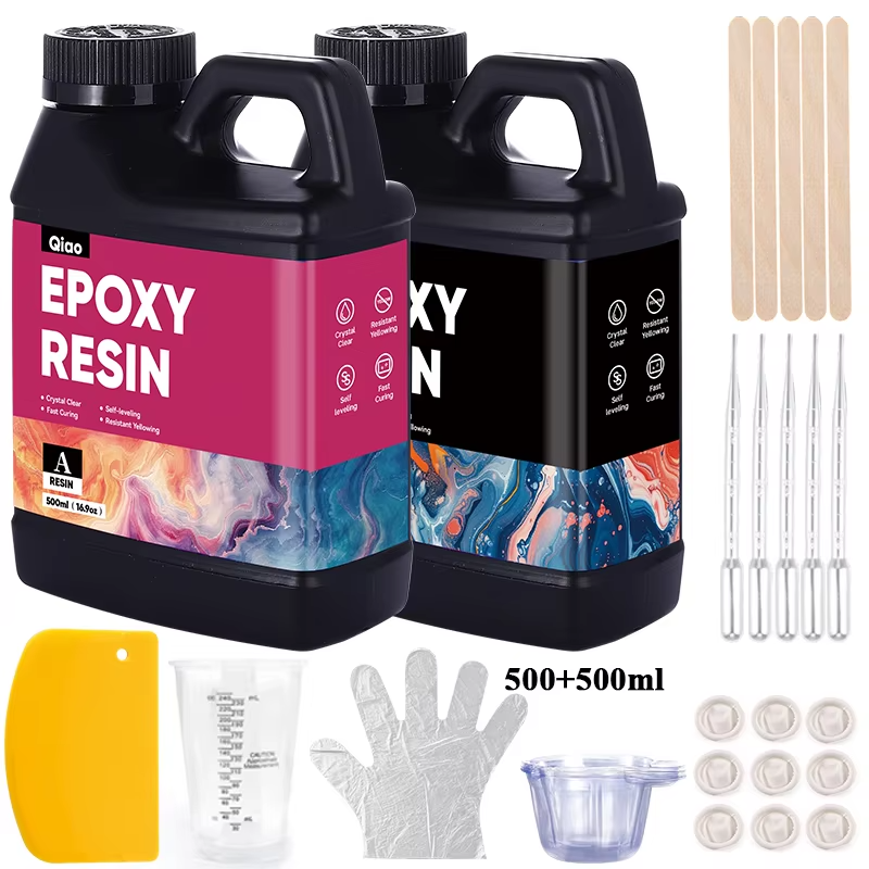 500ml 1000ml Easy Mixing Epoxy - Crystal Bead Mix avaliação e preço