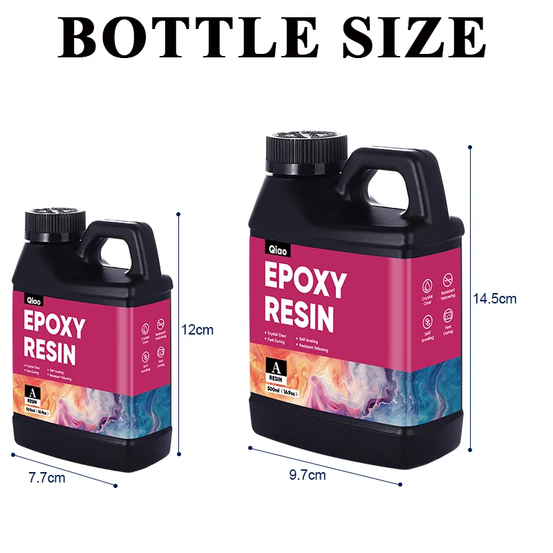 500ml 1000ml Easy Mixing Epoxy - Crystal Bead Mix avaliação e preço