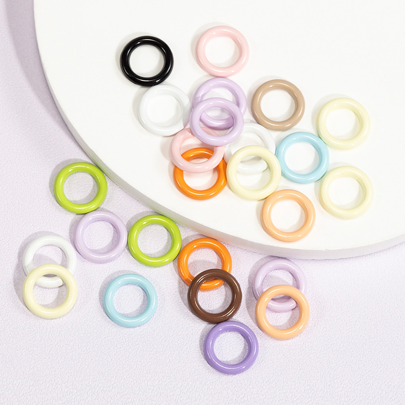 50pcs 9mm Mix Color Soldered C - Jump Ring Assorted avaliação e preço