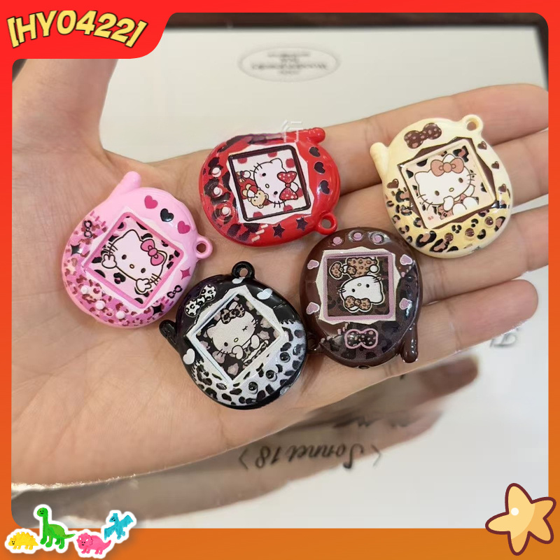 Acrylic Cute Kt Cat Leopard Pr - Jewelry Making Ideas avaliação e preço