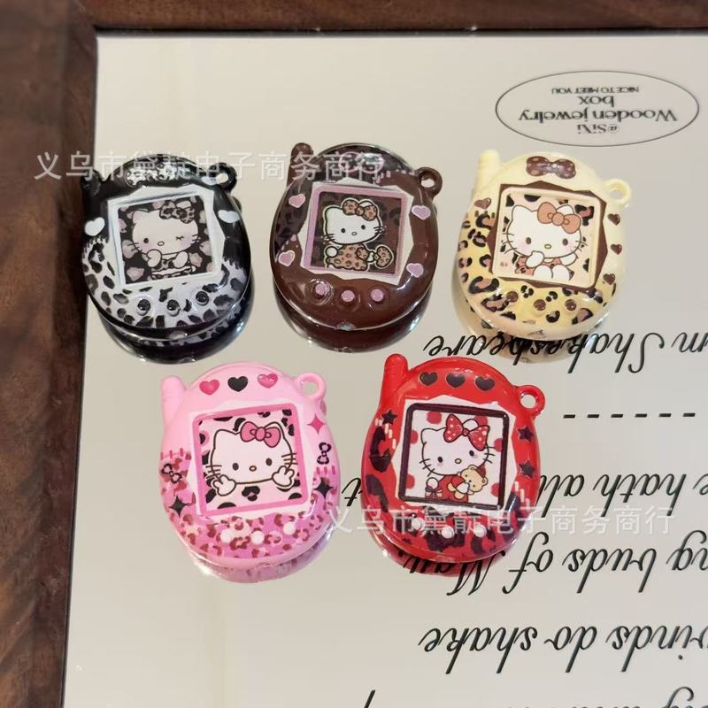 Acrylic Cute Kt Cat Leopard Pr - Jewelry Making Ideas avaliação e preço