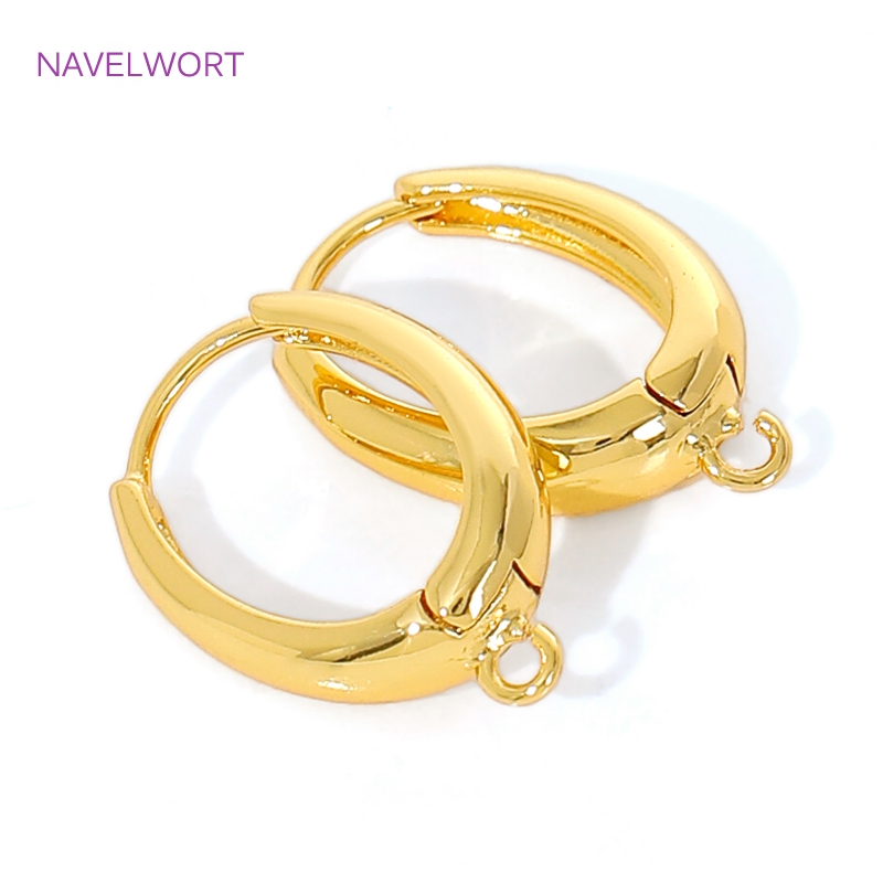 18K Gold Plated Brass Earwires - Jewelry Making Ideas avaliação e preço