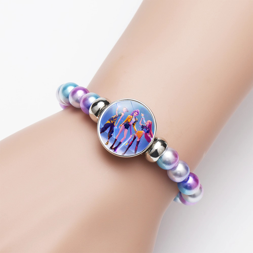 Kpop Idol Beaded Bracelet Rumi - Jewelry Making Accessories avaliação e preço