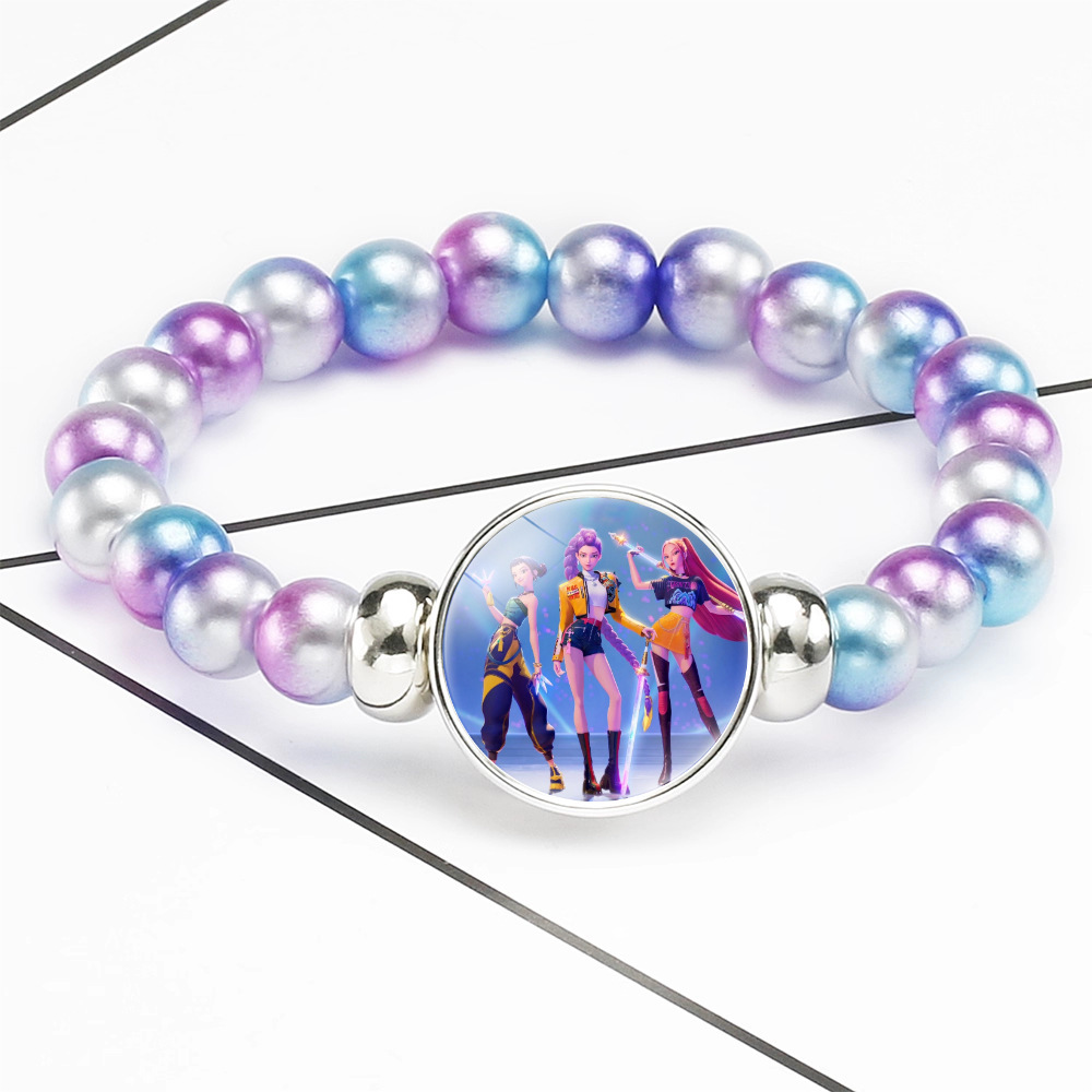 Kpop Idol Beaded Bracelet Rumi - Jewelry Making Accessories avaliação e preço