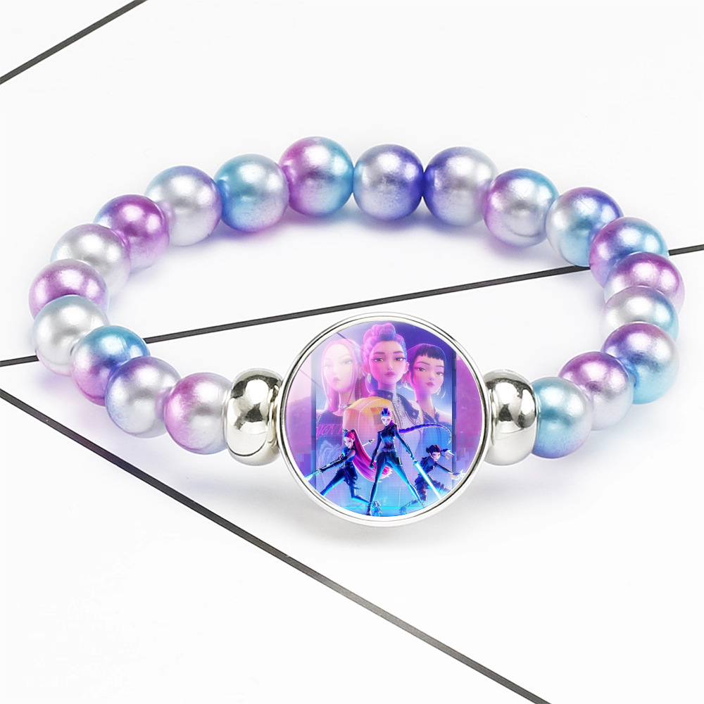 Kpop Idol Beaded Bracelet Rumi - Jewelry Making Accessories avaliação e preço