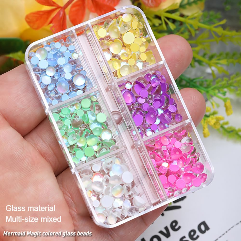 1Box Candy Color Mixed Size Me - Crystal Bead Mix avaliação e preço