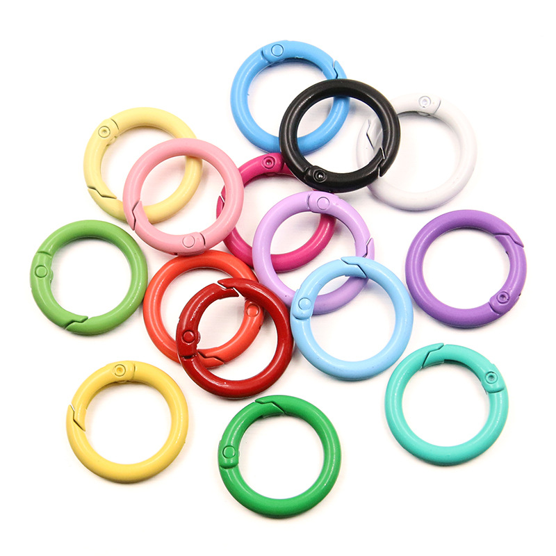5-20pcs Colorful Spring O Ring - Jewelry Making Accessories avaliação e preço