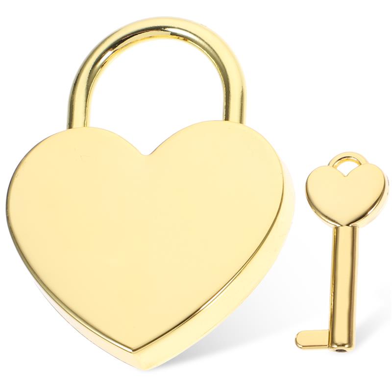 Heart Shape Padlocks Romantic  - Jewelry Making Journal avaliação e preço