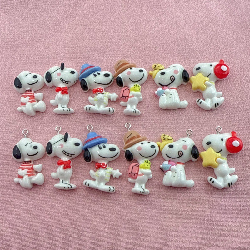 10pcs resin cute little dog pe - Jewelry Making Accessories avaliação e preço