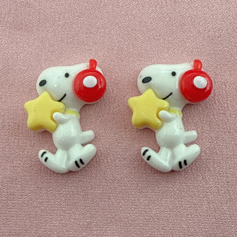 10pcs resin cute little dog pe - Jewelry Making Accessories avaliação e preço