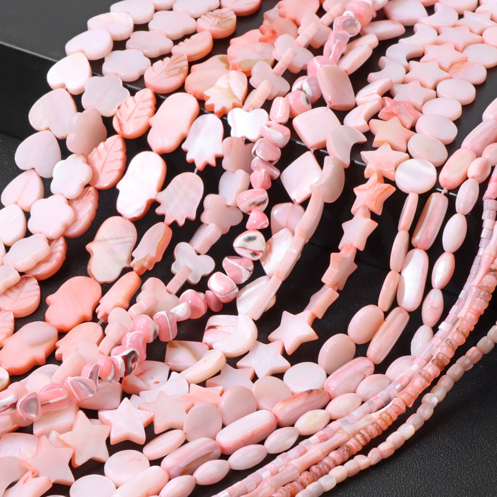 Pink Mother of Pearl Shell Bea - Seed Bead Tube avaliação e preço