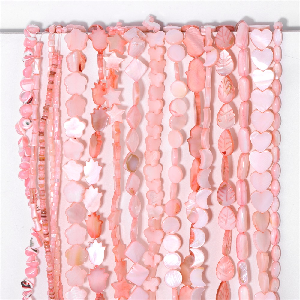 Pink Mother of Pearl Shell Bea - Seed Bead Tube avaliação e preço