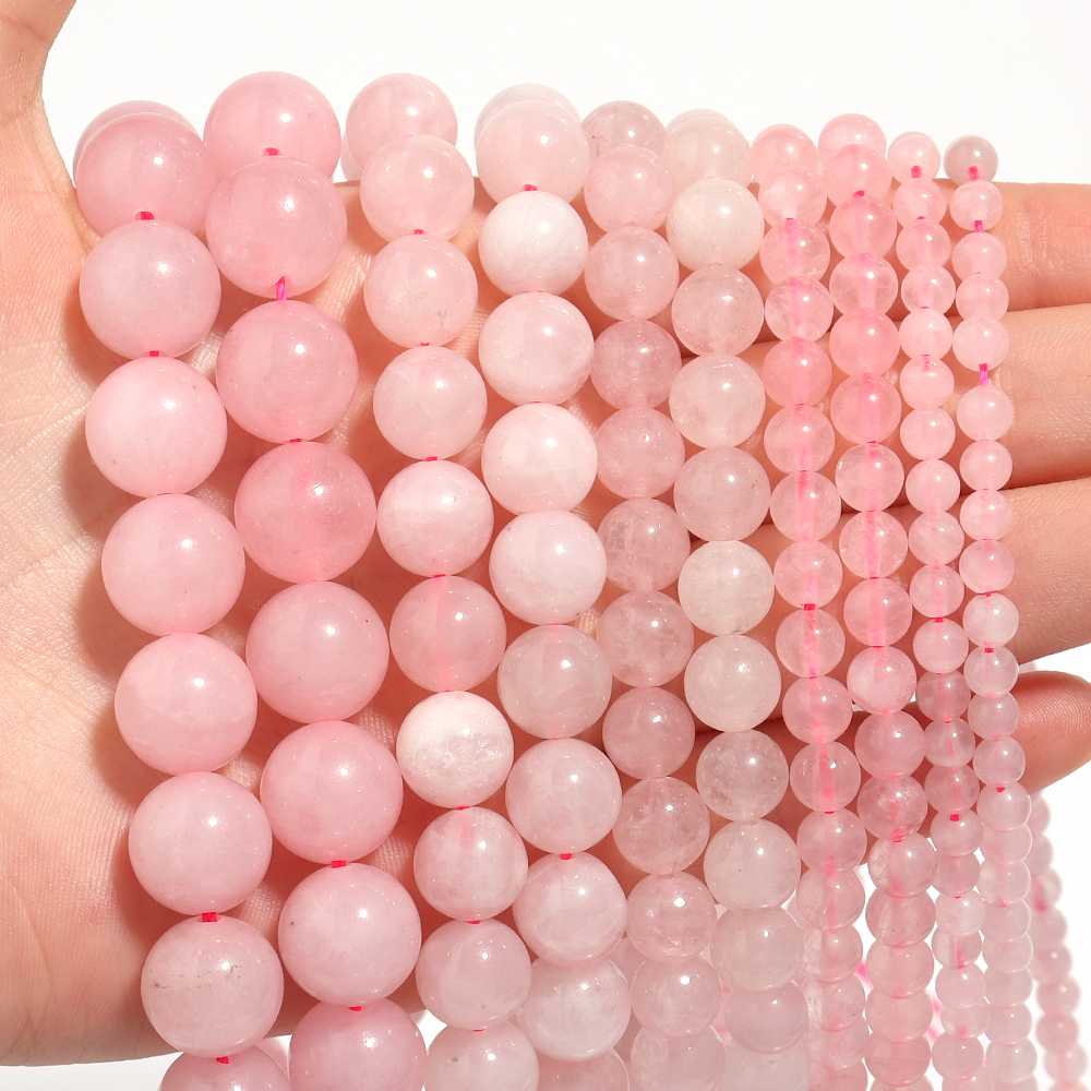 1strand/lot 4/6/8/10/12mm Rose - Crystal Bead Mix avaliação e preço