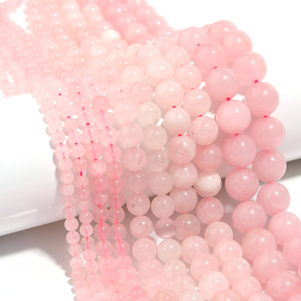1strand/lot 4/6/8/10/12mm Rose - Crystal Bead Mix avaliação e preço