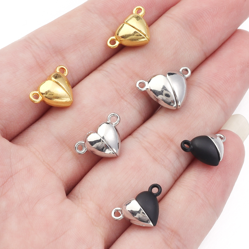 5pcs/Lot Alloy Love Heart Shap - Jewelry Making Ideas avaliação e preço