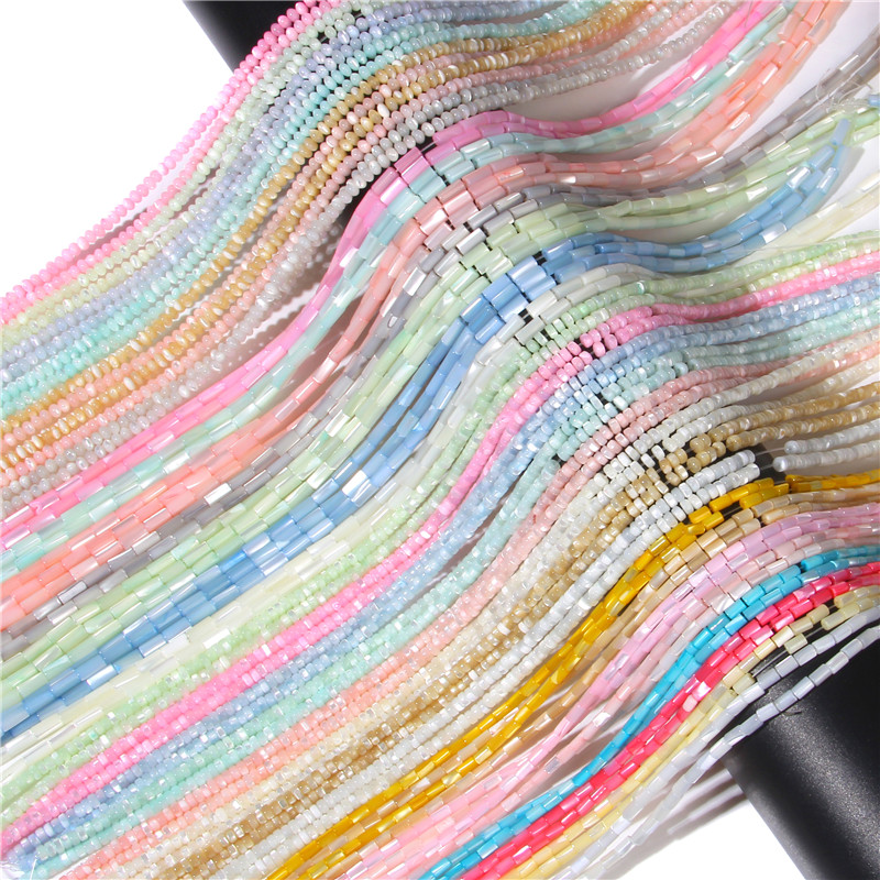 Colorful Natural Freshwater Sh - Seed Bead Tube avaliação e preço