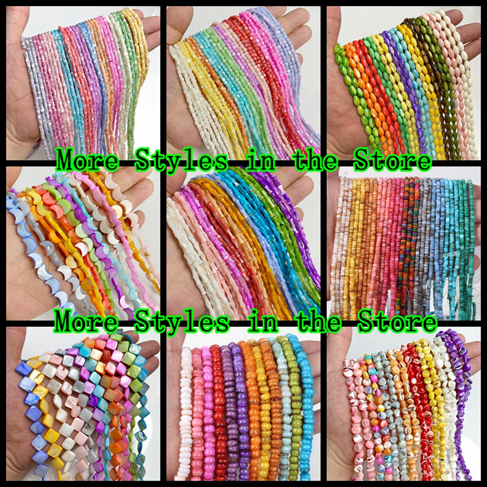 Colorful Natural Freshwater Sh - Seed Bead Tube avaliação e preço