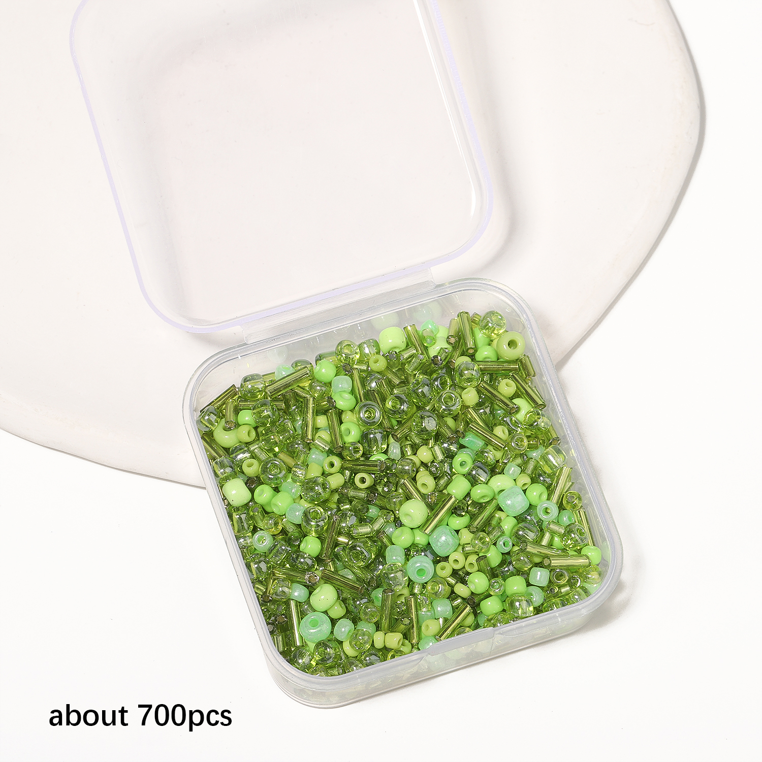700Pcs/box Green Japanese Seed - Seed Bead Tube avaliação e preço
