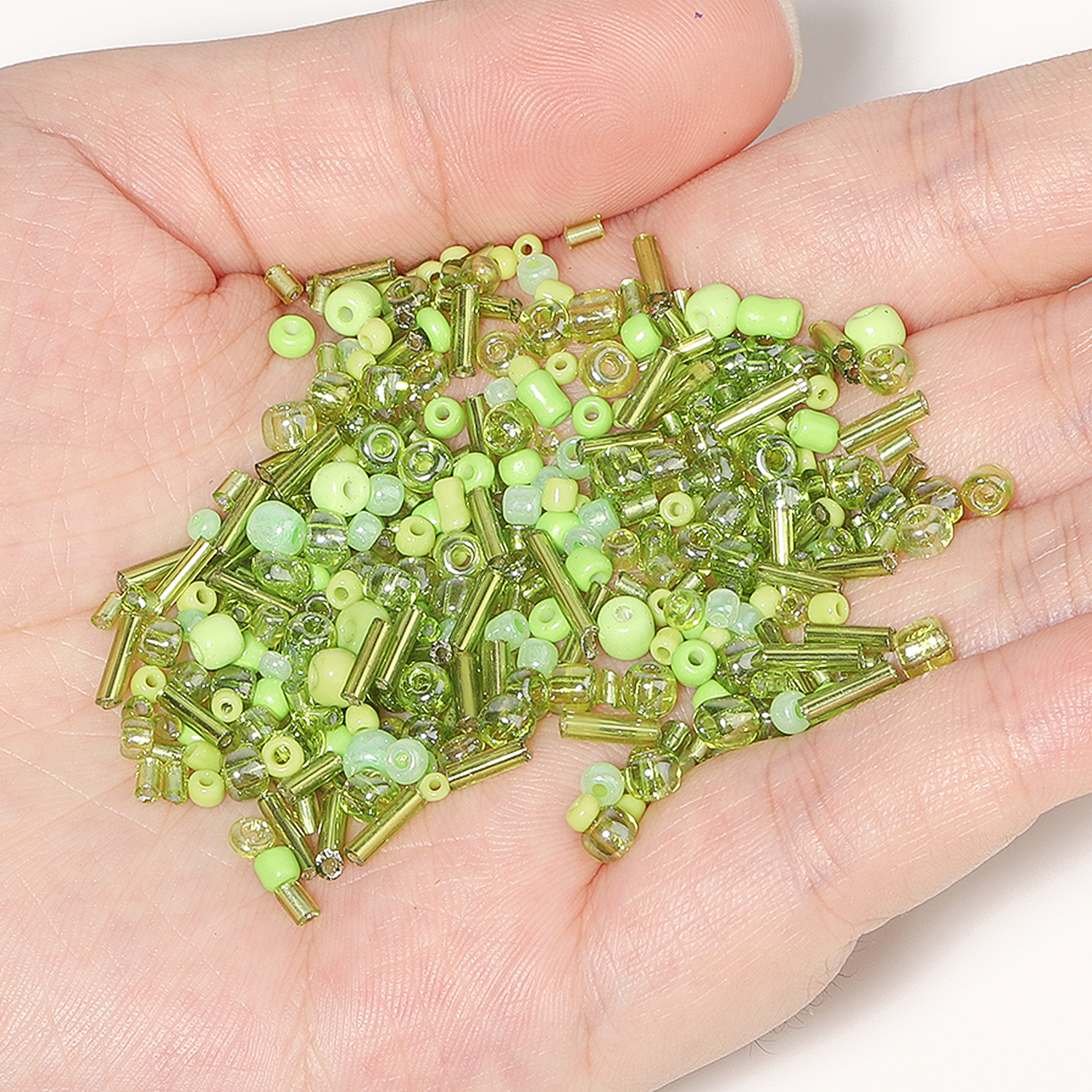 700Pcs/box Green Japanese Seed - Seed Bead Tube avaliação e preço