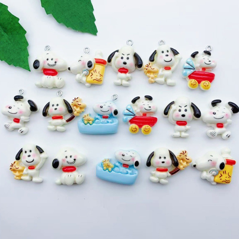 12pcs resin cartoon dog pendan - Jewelry Making Accessories avaliação e preço