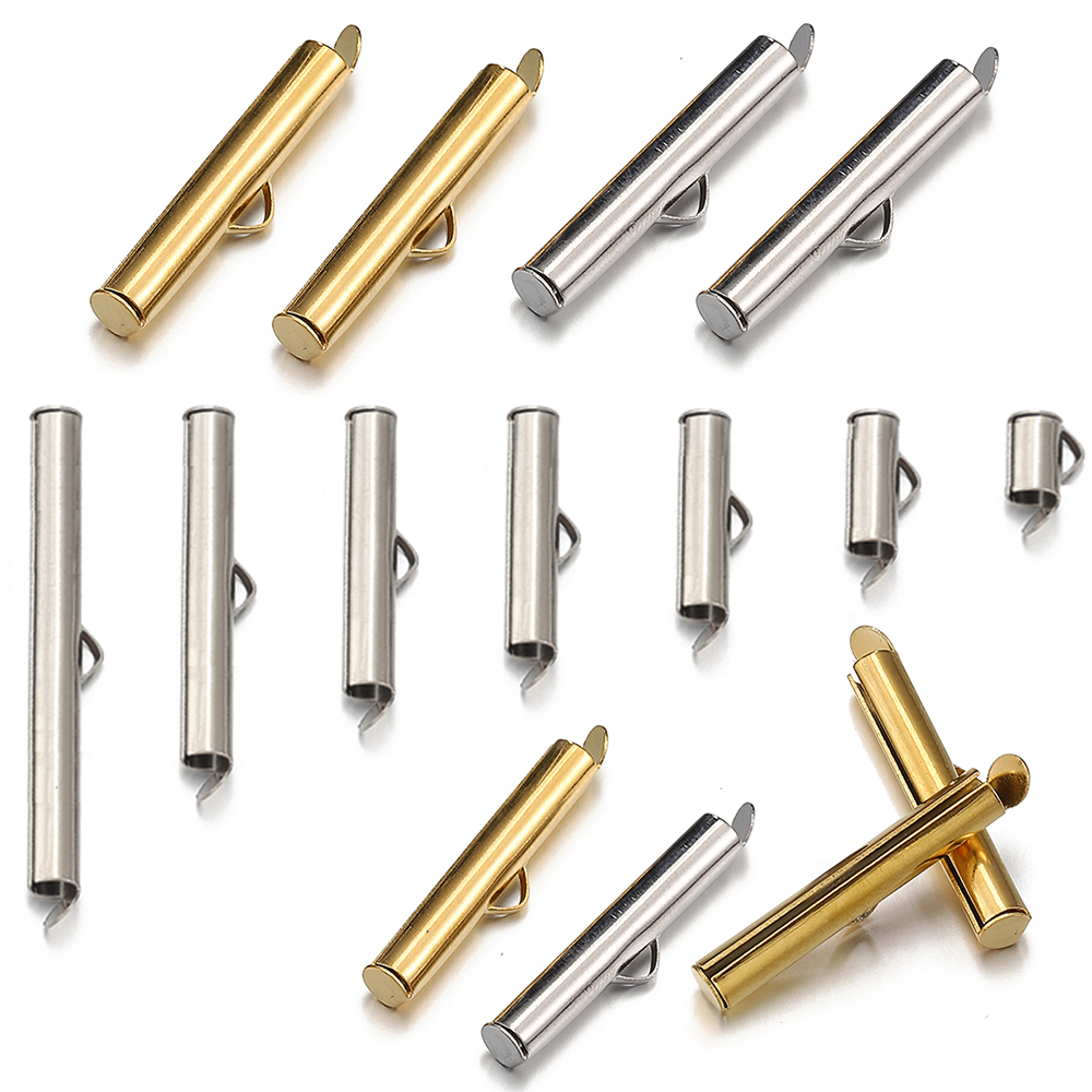20pcs Stainless Steel Crimp En - Seed Bead Tube avaliação e preço