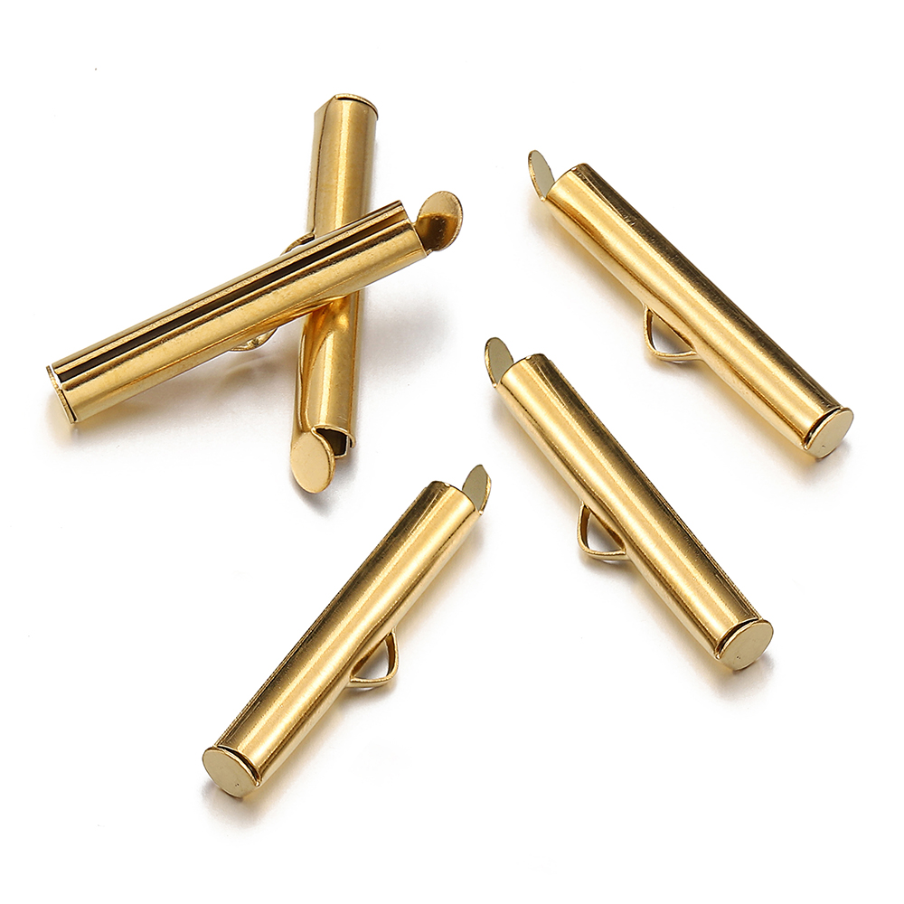 20pcs Stainless Steel Crimp En - Seed Bead Tube avaliação e preço