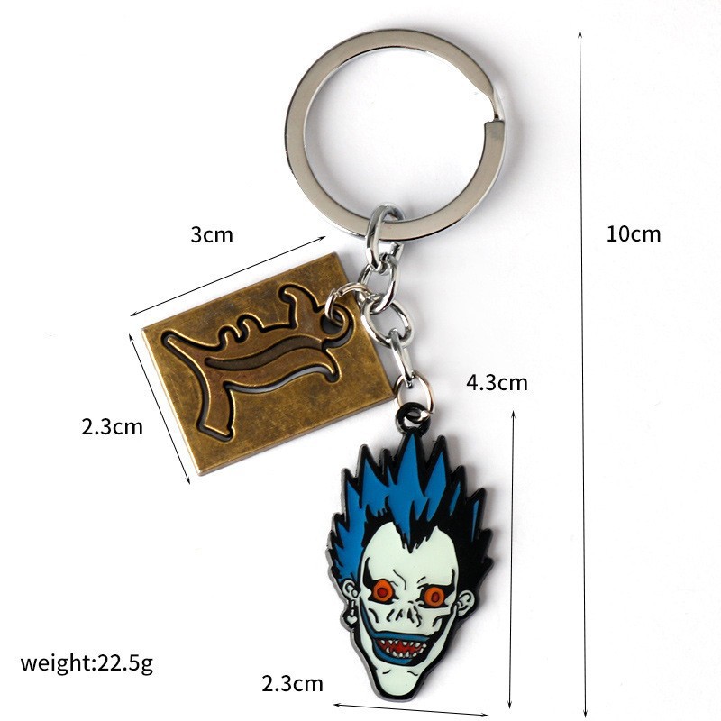Anime Death Note Keychain Doub - Jewelry Making Journal avaliação e preço