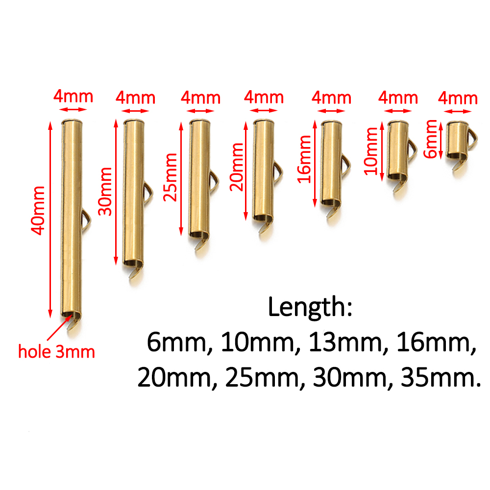 20pcs Gold Color Stainless Ste - Seed Bead Tube avaliação e preço