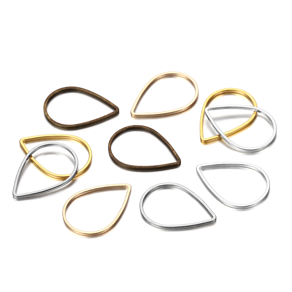 30Pcs/lot Teardrop Waterdrop M - Jump Ring Assorted avaliação e preço