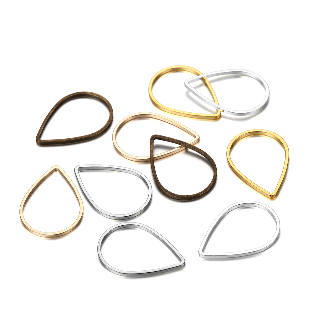 30Pcs/lot Teardrop Waterdrop M - Jump Ring Assorted avaliação e preço