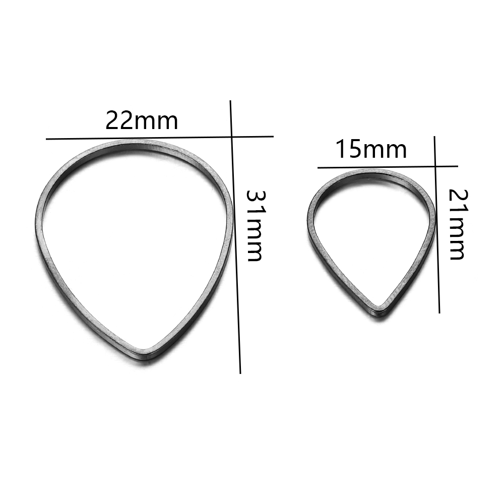 30Pcs/lot Teardrop Waterdrop M - Jump Ring Assorted avaliação e preço