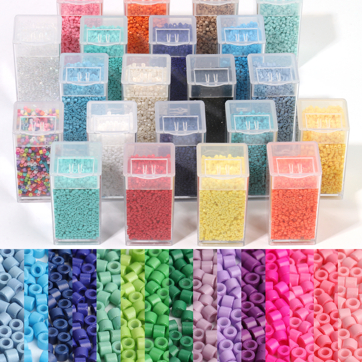Wholesale 2mm Czech Glass Seed - Seed Bead Tube avaliação e preço
