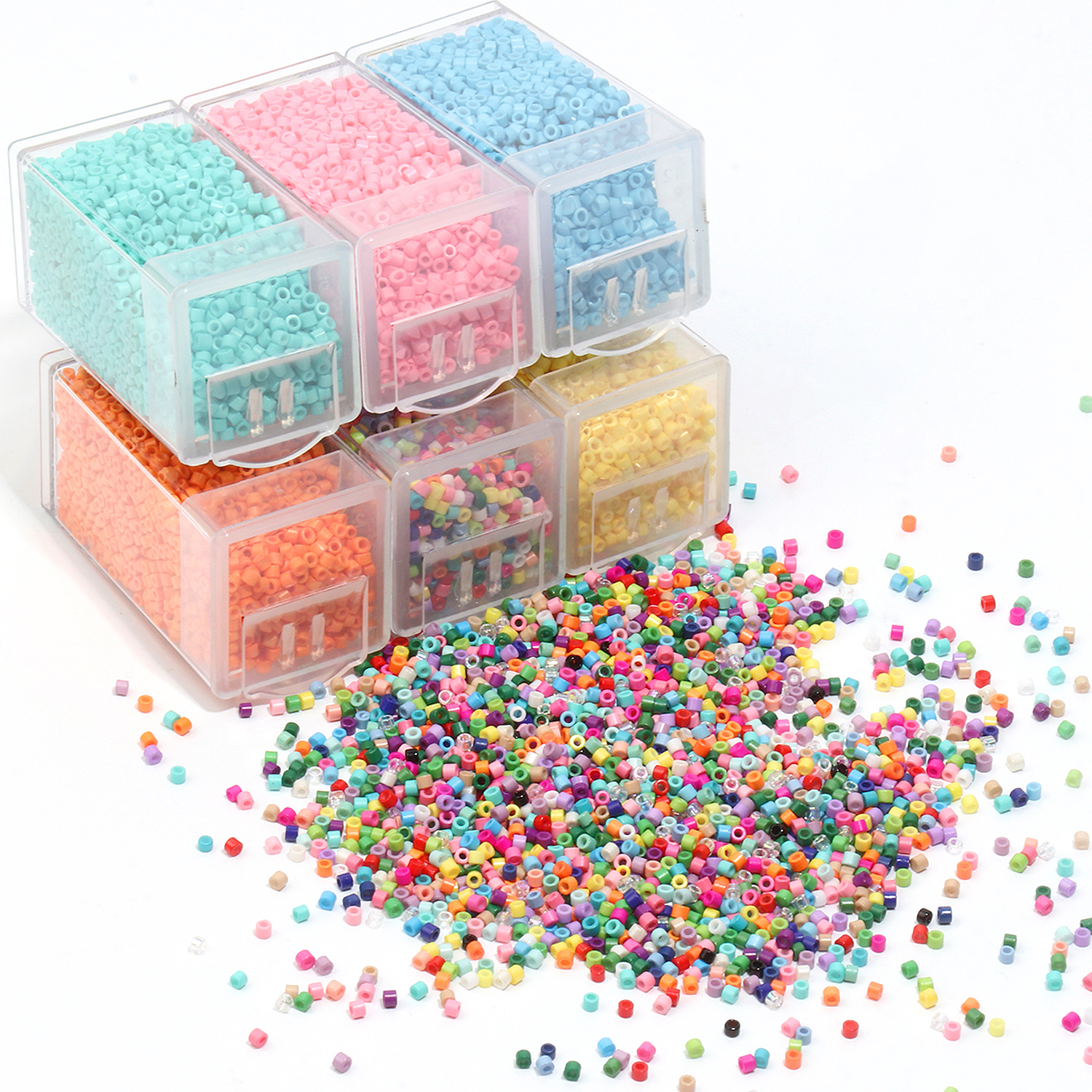 Wholesale 2mm Czech Glass Seed - Seed Bead Tube avaliação e preço