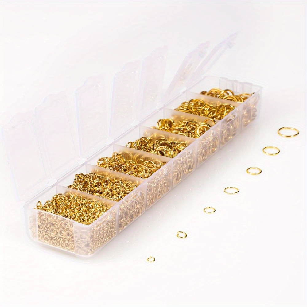 2300Pcs 7 Sizes Jump Rings Cra - Jump Ring Assorted avaliação e preço