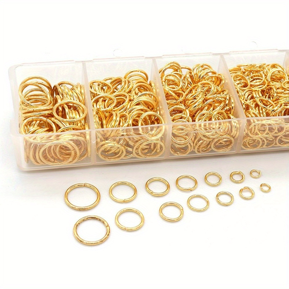 2300Pcs 7 Sizes Jump Rings Cra - Jump Ring Assorted avaliação e preço