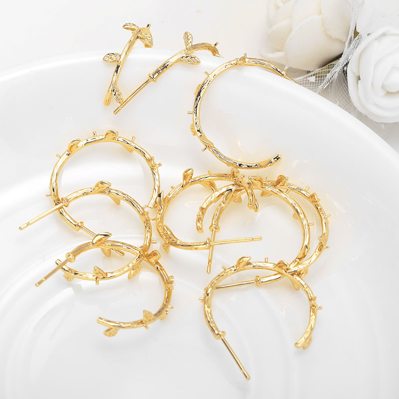6PCS 18K Gold Color Brass with - Jewelry Making Ideas avaliação e preço