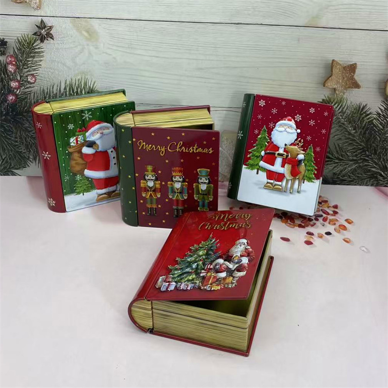 Random 1Pc Book Shaped Tin Box - Jewelry Making Journal avaliação e preço