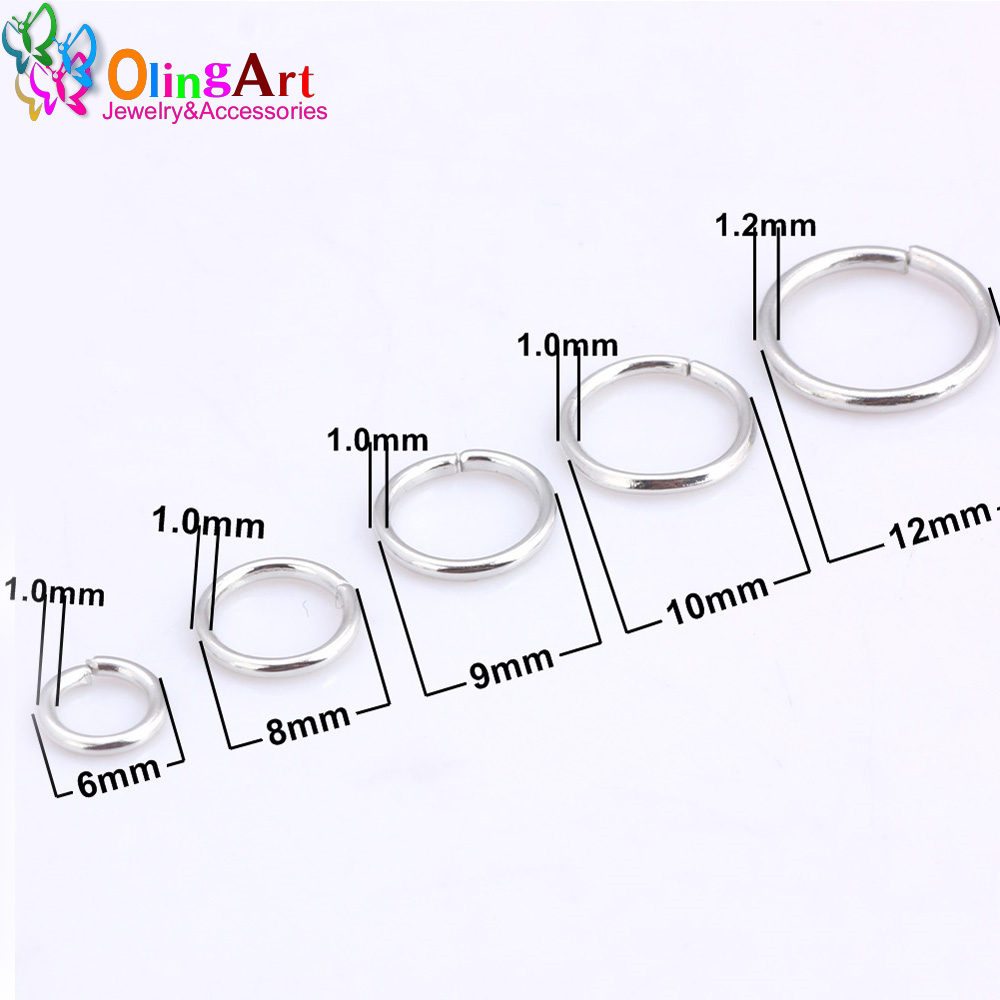 OlingArt Rhodium Plating Jump  - Jump Ring Assorted avaliação e preço